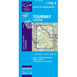 Achat Carte randonnées IGN - 1746 E - Tournay Capvern