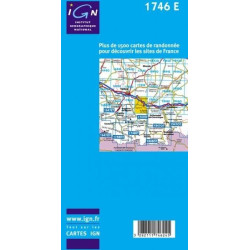 Achat Carte randonnées IGN - 1746 E - Tournay Capvern