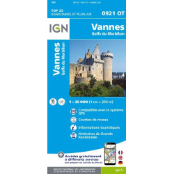 Vannes - Golfe du Morbihan - IGN - 0921 0T