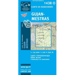 Achat Carte randonnées IGN - 1438 O - Gujan-Mestra