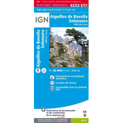 Aiguilles de Bavella - Solenzara - PNR de Corse - IGN 4253 ETR