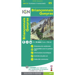 Brianconnais, Queyras - IGN TOP 75