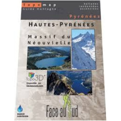 Topomap Hautes Pyrénées - Massif du Néouvielle - Face au Sud