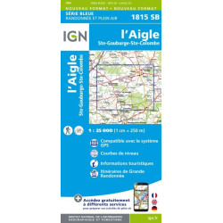 L'Aigle, Sainte Gauburge - IGN - 1815 SB