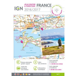 Atlas routier France (prix mini)2014-2015 - IGN