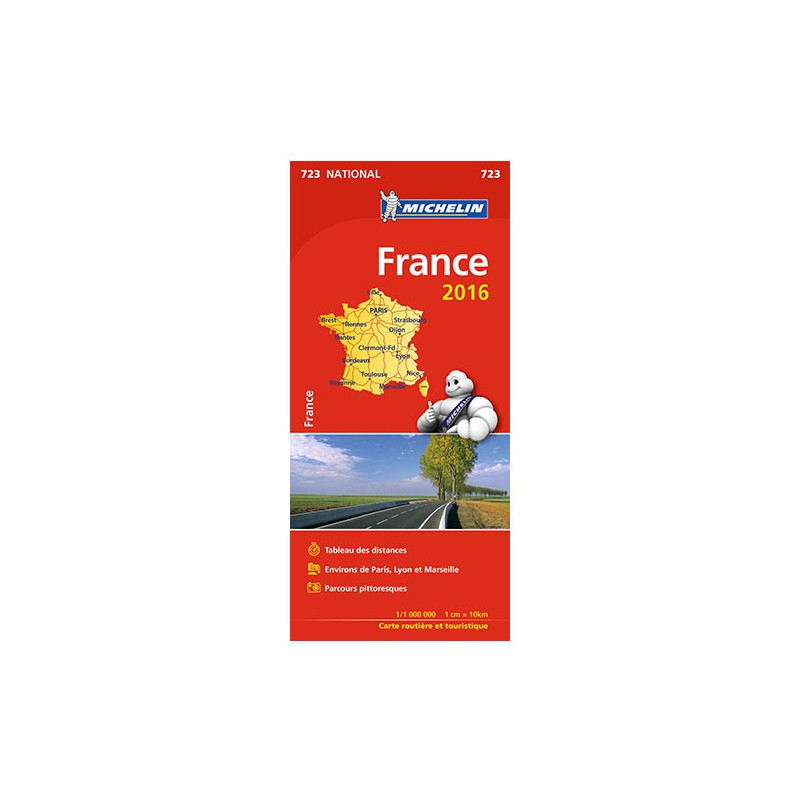 carte routière de france 2016