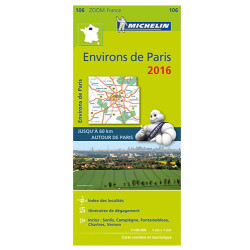 Environs de Paris 2016 - Michelin Zoom 106