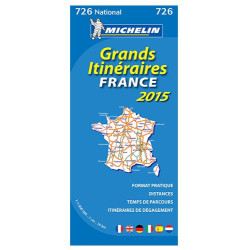 Achat Carte routière Michelin - Grands itinéraires France 2015 - 726