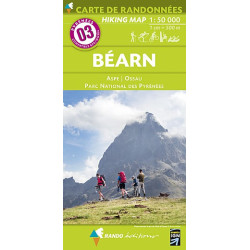 Achat Carte randonnées - Béarn - Randoéditions N°3
