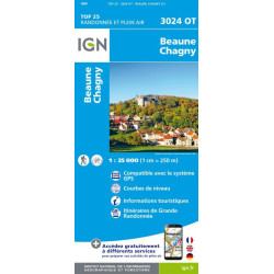 Beaune, Chagne - IGN 3024 OT
