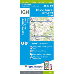 Cosne Cours Sur Loire - IGN 2522 SB
