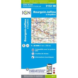 Bourgoin-Jallieu, la Verpillière - IGN 3132 SB