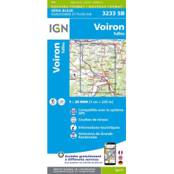 Voiron, Tullins - IGN 3233 SB