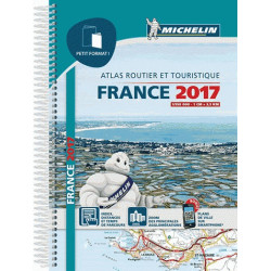 Atlas routier et touristique Michelin petit format à spirales France 2017