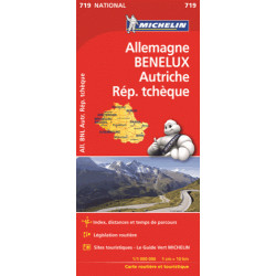 Allemagne, Benelux, Autriche, République Tchèque 2017 - Michelin 719