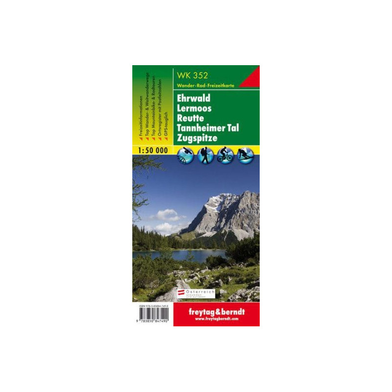 Ehrwald-Lermoos-Reutte-Tannheimer Tal - Freytag 352 Ehrwald-Lermoos-Reutte-Tannheimer Tal - Freytag 352