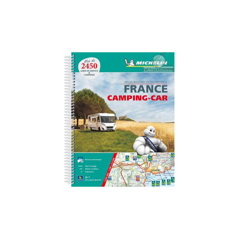 atlas aires campingcar France Michelin EAN 9782067227941