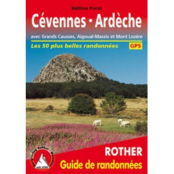 Achat Topo guide randonnées - Cévennes · Ardèche - Rother éditions