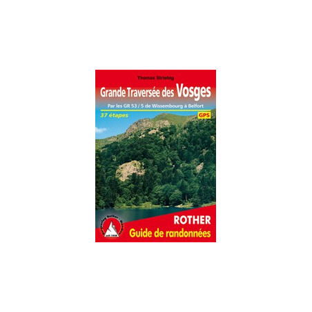 Achat Topo guide randonnées - Grande Traversée des Vosges - Rotherr