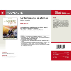 Achat livre La Gastronomie en plein air, Odile Dumais