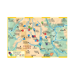 Achat Topo guide randonnées - Le Velay à pied - FFRP P431