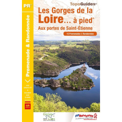 Topo guide randonnées - Les gorges de la Loire à pied - FFRP P425