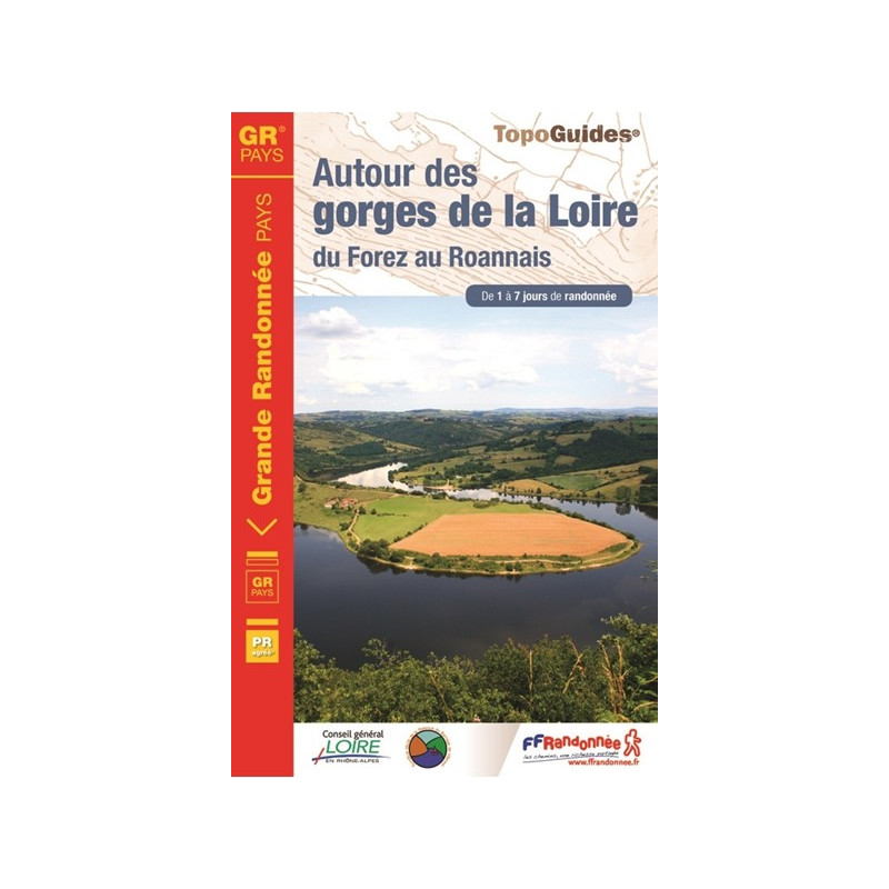 Topo guide randonnées - Autour des gorges de la Loire - FFRP 420