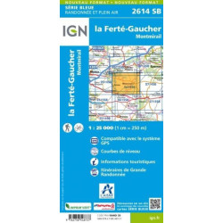 achat carte de randonnées - IGN 2614 sb - La Ferté Gaucher