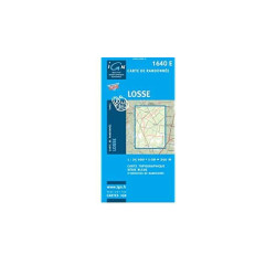 Achat carte randonnées Bourriot -  Losse -IGN 1640 E