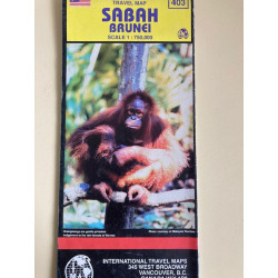 Achat carte routière Sabah Brunei - ITM