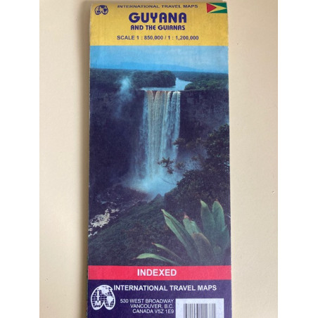 Achat carte routière Guyana - ITM