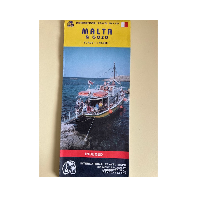 Achat carte routière Malta et Gozo - ITM