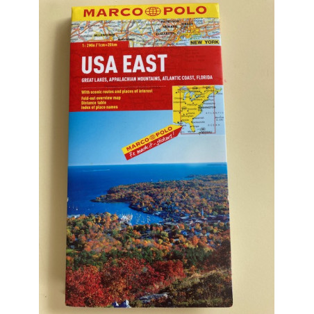 Achat carte USA Est - Marco Polo