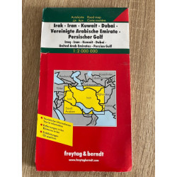 Achat carte routière Irak, Iran, Koweit, Dubai - Freytag & Berndt