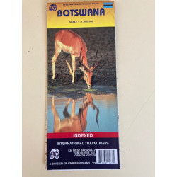 Achat Carte routière - Botswana - ITM