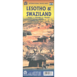 Achat Carte routière - Lesotho -and Swatziland - ITM