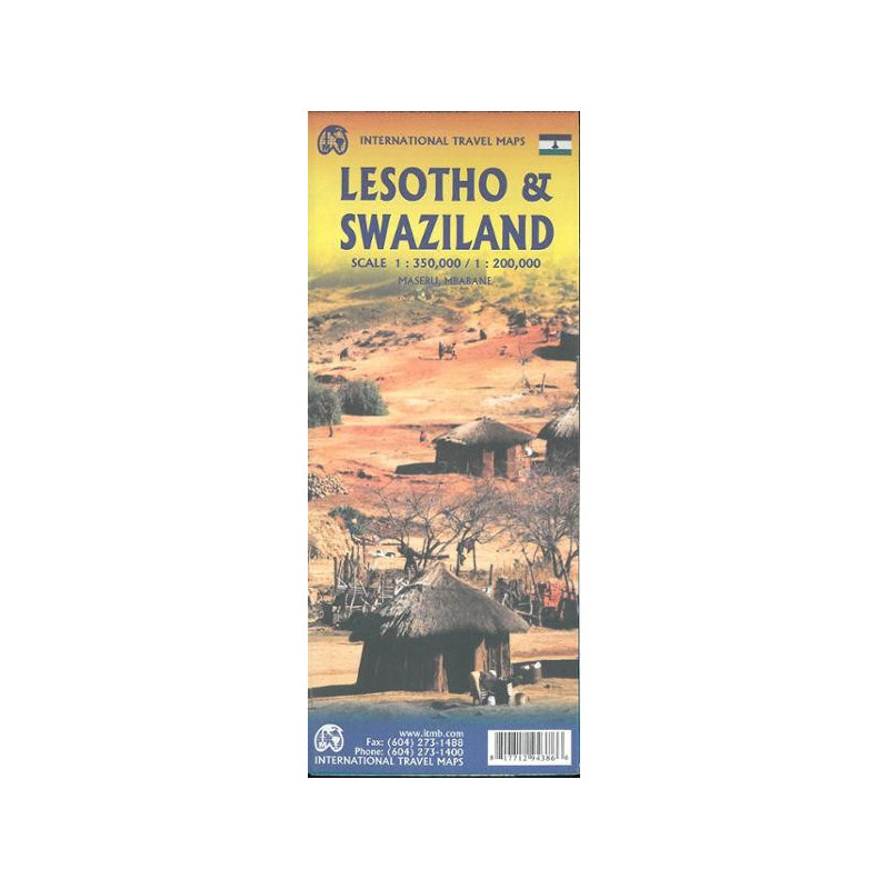 Achat Carte routière - Lesotho -and Swatziland - ITM