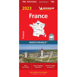 France indéchirable  - Michelin 792
