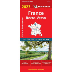 France recto-verso 2017 - Michelin 722