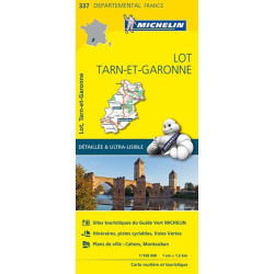 Achat Carte routière Michelin - Lot, Tarn-et-Garonne - 337