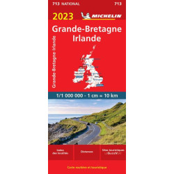 Achat Carte routière Michelin - Grande-Bretagne et Irlande indéchirable - 713