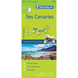 Achat Carte routière Michelin - Iles Canaries - zoom 125