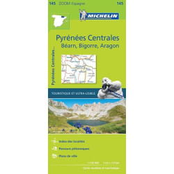 Achat Carte routière Michelin - Pyrénées centrales - zoom 145