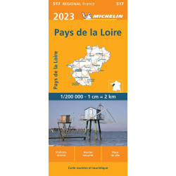 Pays de la Loire  - Michelin 517