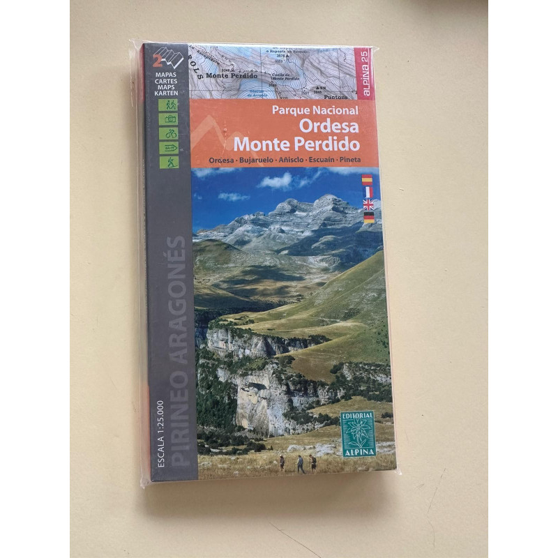 Achat Carte Parque Nacional Ordesa Monte Perdido