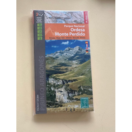 Achat Carte Parque Nacional Ordesa Monte Perdido