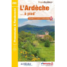 Achat Topo guide randonnées - L'Ardèche... à pied®  - FFRP D007