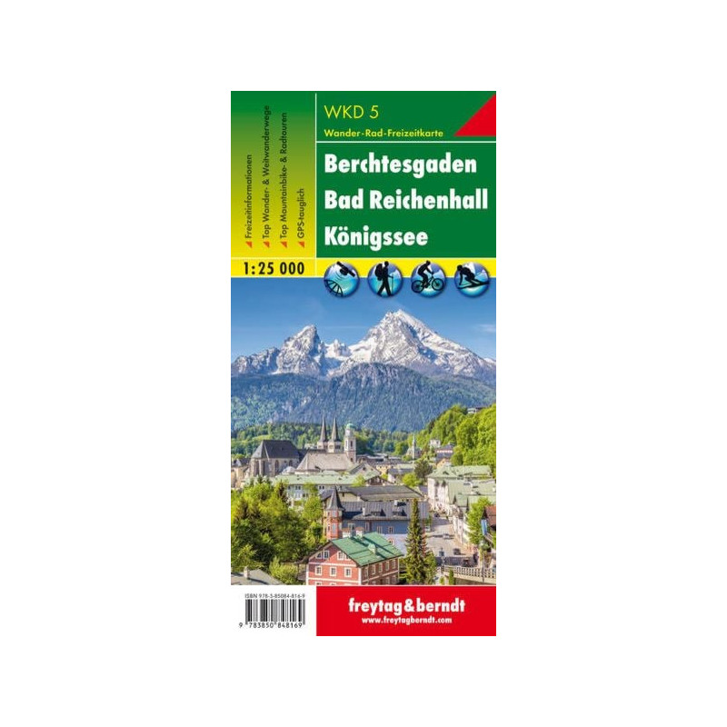 Achat Carte randonnées Berchtesgadener Land-Bechtesgaden-Bad Reichenhall-Königssee - Freytag 5