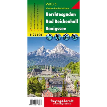 Achat Carte randonnées Berchtesgadener Land-Bechtesgaden-Bad Reichenhall-Königssee - Freytag 5