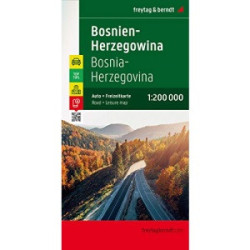 Achat Carte routière - Bosnie Herzégovine - Freytag
